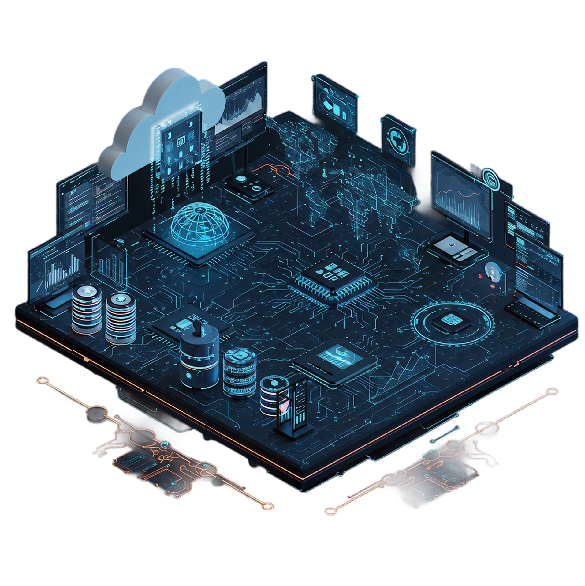 Senior engineering team collaborating on enterprise software delivery